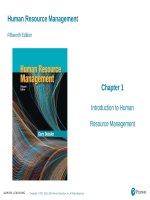 Human resource management 15e by gary dessler 2017 chapter 01