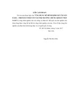 Ứng dụng mô hình định giá tài sản fama – french 5 nhân tố vào thị trường chứng khoán việt nam 