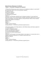 Test bank   solution of human resource management 15e by gary dessler 2017 chapter 09