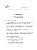 Lập kế hoạch tổ chức sự kiện sinh nhật lần thứ 28 tập đoàn FPT (13/09/1988 – 13/09/2016) + file excel