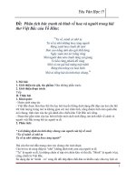 Việt bắc phân tích bức tranh tứ bình về hoa và người trong bài thơ việt bắc của tố hữu