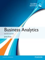 Business Analytics 2e global edition james evan 2017