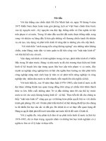 TIỂU LUẬN KINH tế CHÍNH TRỊ   sự PHÁT TRIỂN ĐƯỜNG lối KINH tế VIỆT NAM THỜI kỳ 1976   1985, bài học KINH NGHIỆM và NGUYÊN NHÂN