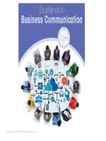 Excellence in business communication 12e by vthill and brovee  chapter 01