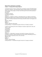 Test bank   solution of human resource management 15e by gary dessler 2017 chapter 08 