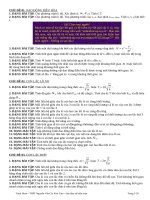 Tập hợp các dạng bài tập Vật lý lớp 12