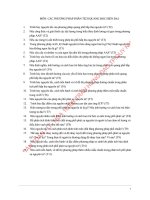 Câu hỏi và đáp án ôn tập môn các PHƯƠNG PHÁP PHÂN TÍCH QUANG học HIỆN đại