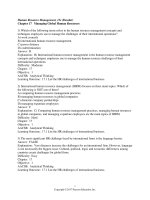 Test bank   solution of human resource management 15e by gary dessler 2017 chapter 17 