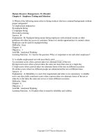 Test bank   solution of human resource management 15e by gary dessler 2017 chapter 06 