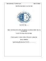 Tội hiếp dâm trong pháp luật hình sự việt nam 