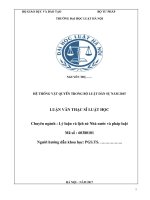 Hệ thống vật quyền trong bộ luật dân sự năm 2015 