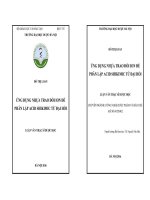 NGHIÊN cứu ỨNG DỤNG NHỰA TRAO đổi ION TRONG PHÂN lập ACID SHIKIMIC từ đại hồi FULL 