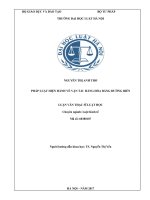 Pháp luật hiện hành về vận tải hàng hóa bằng đường biển 
