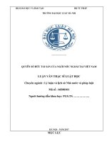 Quyền sở hữu tài sản của người nước ngoài tại việt nam 