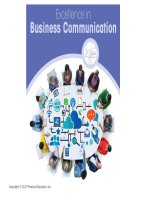 Excellence in business communication 12e by vthill and brovee  chapter 04 