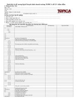 Lập kế hoạch kinh doanh - Viết báo cáo ý tưởng kinh doanh