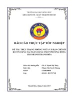 PHẠM THỊ TUYẾT NHUNG THỰC TRẠNG PHÒNG NGỪA VÀ HẠN CHẾ RỦI RO TÍN DỤNG TẠI NGÂN HÀNG TMCP PHƯƠNG ĐÔNG - CHI NHÁNH THANH HÓA