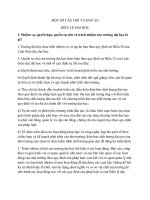 MỘT SỐ CÂU HỎI VÀ ĐÁP ÁN ĐIỀU LỆ ĐẠI HỌC