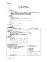 Giáo án tuần 2 lớp 2