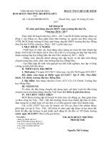 Kế hoạch & Điều lệ bóng chuyền 2016-2017