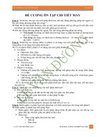 đề cương chi tiết máy