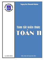 tóm tắt kiến thức toán 11 