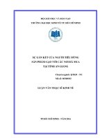 Cac yeu to anh huong den quyet dinh mua san pham gao tai tinh an giang