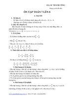ÔN tập TOÁN 7 lên 8