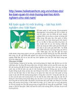 HOANG THI BICH NGOC - BAI HOC KN VN