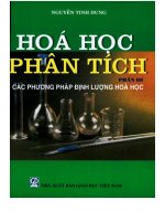 Hóa phân tích phần 3 các phương pháp định lượng hóa học (tái bản lần thứ tám) nguyễn tinh dung