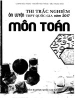 Ôn luyện thi trắc nghiệm THPT Quốc Gia môn Toán