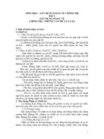 Bài giảng xây dựng đảng về chính trị