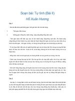 Soạn bài: Tự tình (Bài II) Hồ Xuân Hương
