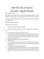 Soạn bài: Câu cá mùa thu (Thu Điếu  Nguyễn Khuyến)