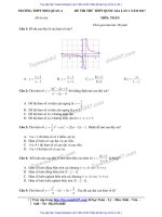 Đề toán và đáp án THPT Nho Quan A ninh bình 