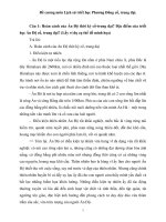 Đề cương môn lịch sử triết học phương đông cổ (dạng câu hỏi và trả lời)