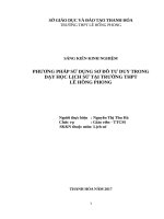 Phương pháp sử dụng sơ đồ tư duy trong dạy học lịch ử tại trường THPT lê hồng phong 