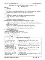 giáo án môn khoa học tự nhiên lớp 6 học kì 1 đầy đủ chi tiết