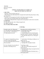 giáo án môn khoa học tự nhiên lớp 6 học kì 2 đầy đủ chi tiết