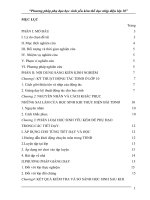 Một số phương pháp phụ đạo học sinh yếu kém thể dục nhịp điệu lớp 10 