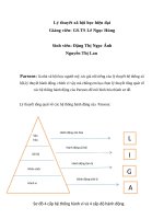 Lý thuyết tổng quát về hệ thống hành động của parsons 