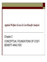 Applied welfare econ  cost benefit analysis ch2 