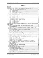 Thiết kế lưới khống chế thi công mặt bằng phục vụ công tác thi công tuyến đường bằng công nghệ GPS