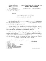 UBND VP uy quyen dieu hanh cong viec cua UBND huyen