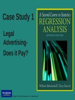 A second course in statistics regression analysis 7th by mendenhall  case study 01 