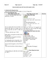 giao an so hoc 6 vnen hoc ki 2