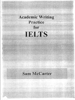 Academic writing for IELTS  