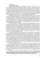 Một số biện pháp phát triển hoạt động nhận thức độc lập, sáng tạo nhất là tư duy của học sinh trong dạy học lịch sử việt nam từ 1858 đến cuối thế kỉ XIX 