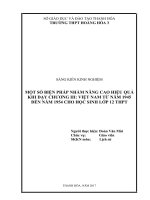 Một số biện pháp nhawmg nâng cao hiệu quả khi dạy chương III việt nam từ năm 1945 đến năm 1954 cho học sinh lớp 12 THPT 
