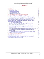 Sử dụng tư liệu lịch sử địa phương “vai trò của đảng bộ và nhân dân huyện thạch thành trong cuộc kháng chiến chống pháp (1946 1954)” trong dạy học nhằm nâng cao hứng thú và hiệu quả học tập củ 